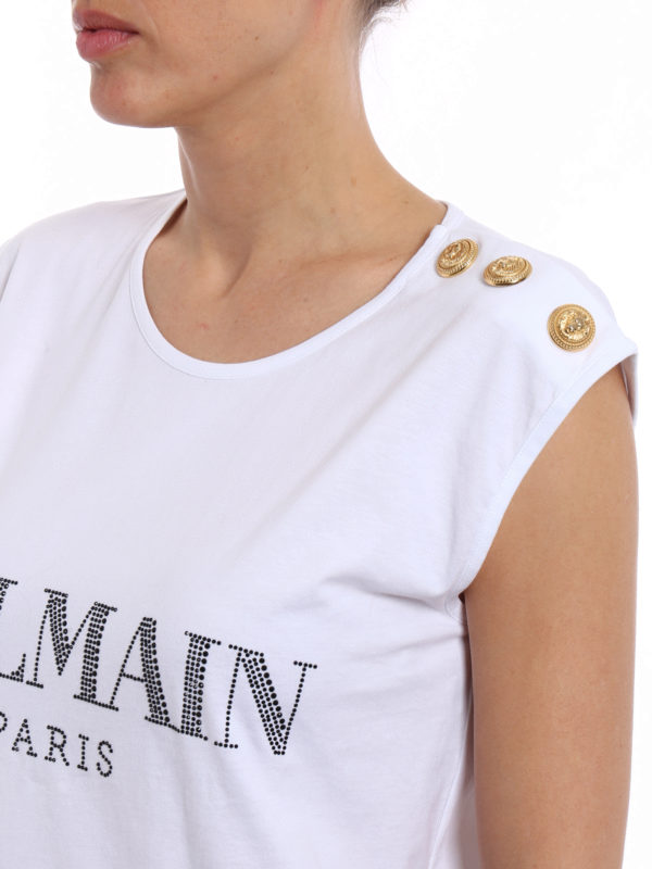 Balmain buy online Top - Weiß