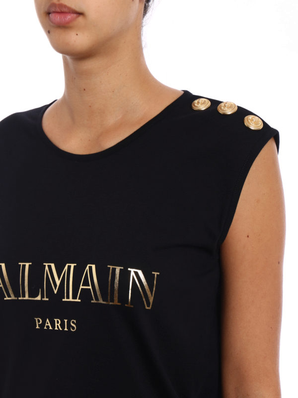 Balmain buy online Top - Negro