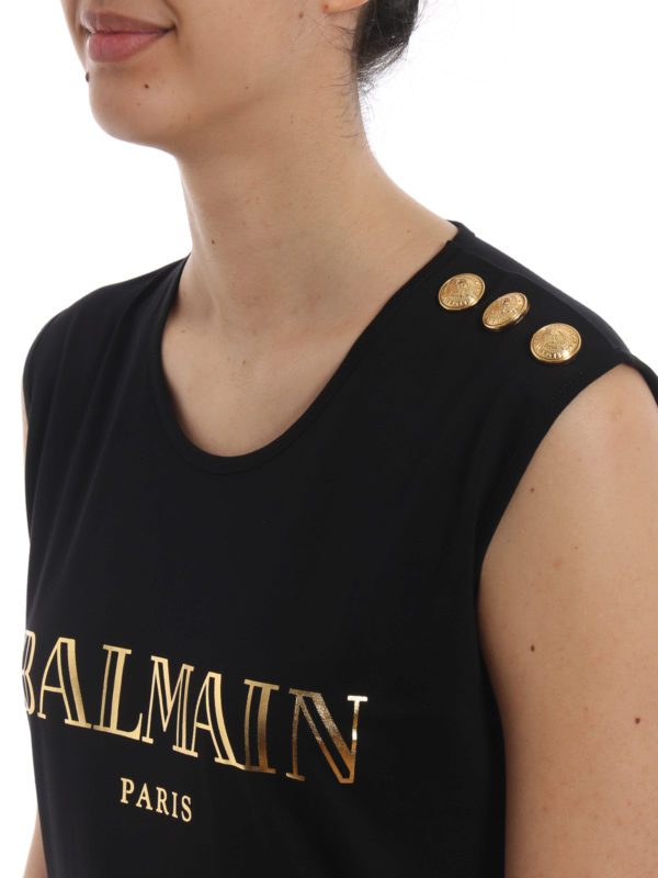 Balmain buy online Top - Schwarz