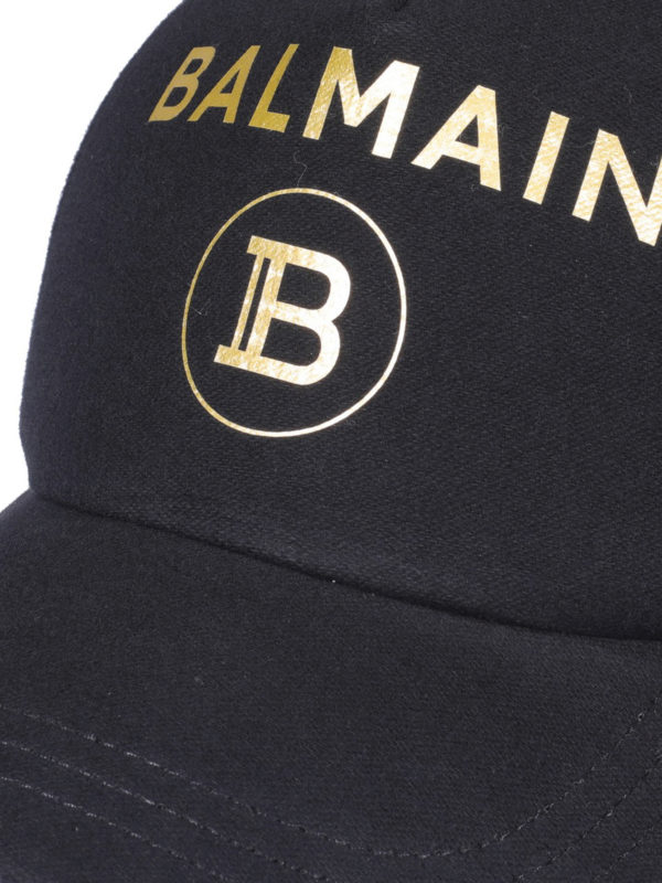 Balmain buy online Printed logo baseball cap