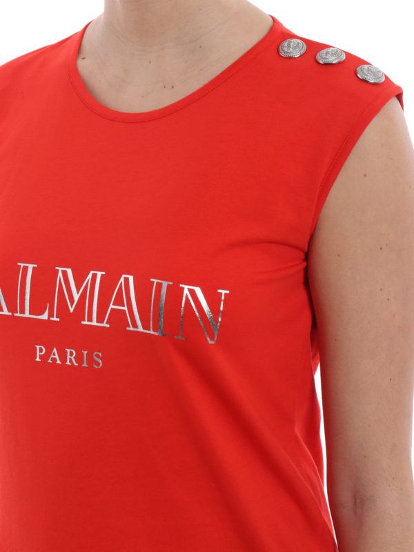 Balmain buy online Top - Rojo