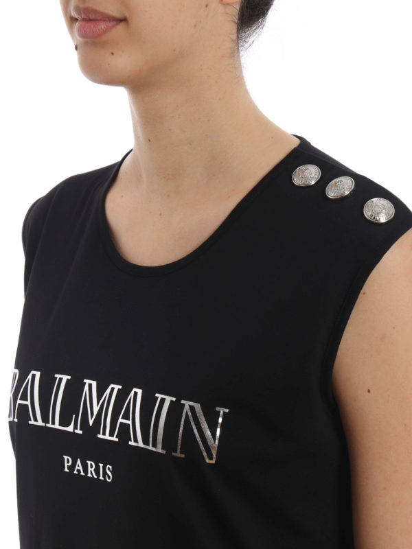 Balmain buy online Top - Noir