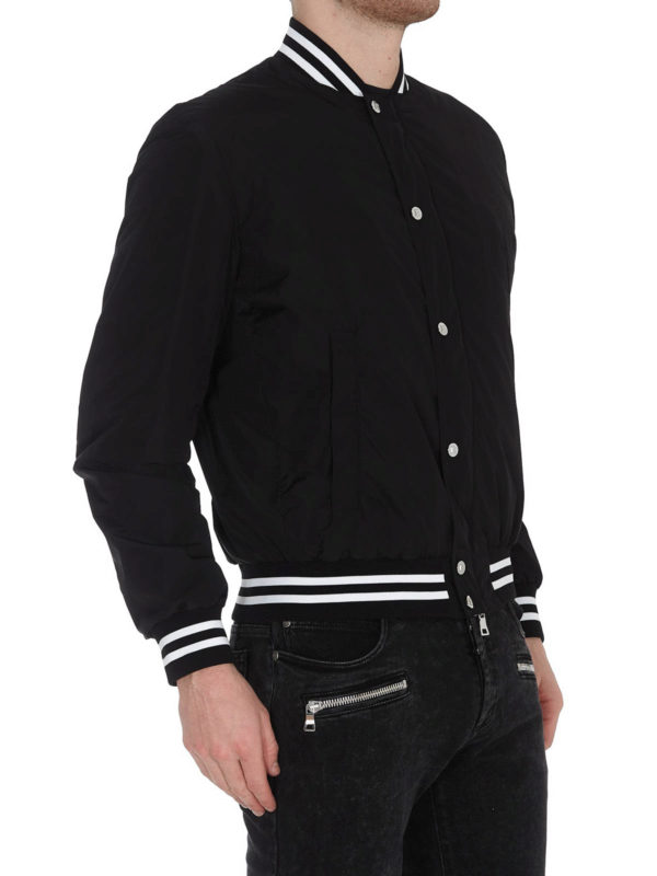 Balmain buy online Technical fabric bomber jacket