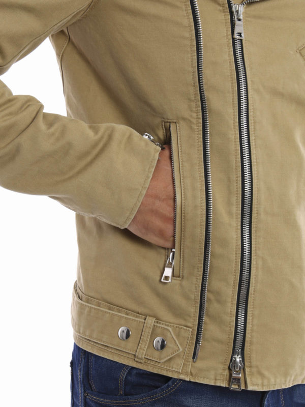 iKRIX Balmain: Cotton biker jacket