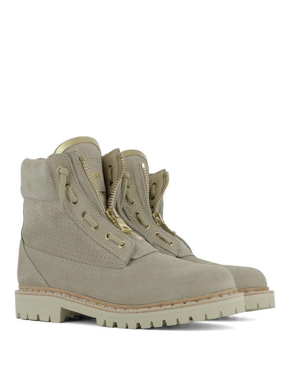 Balmain: ankle boots online - Taiga Ranger suede ankle boots