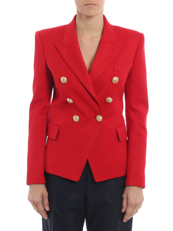 Balmain: Blazer online - Blazer Rojo