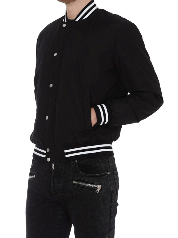Balmain: bombers online - Technical fabric bomber jacket