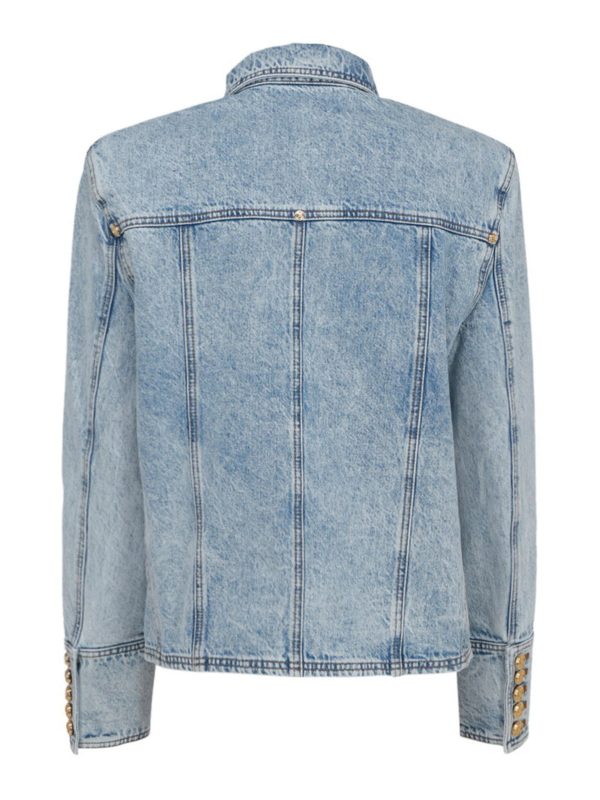 Balmain: Jeansjacken online - Jeansjacke - Helles Jeansblau