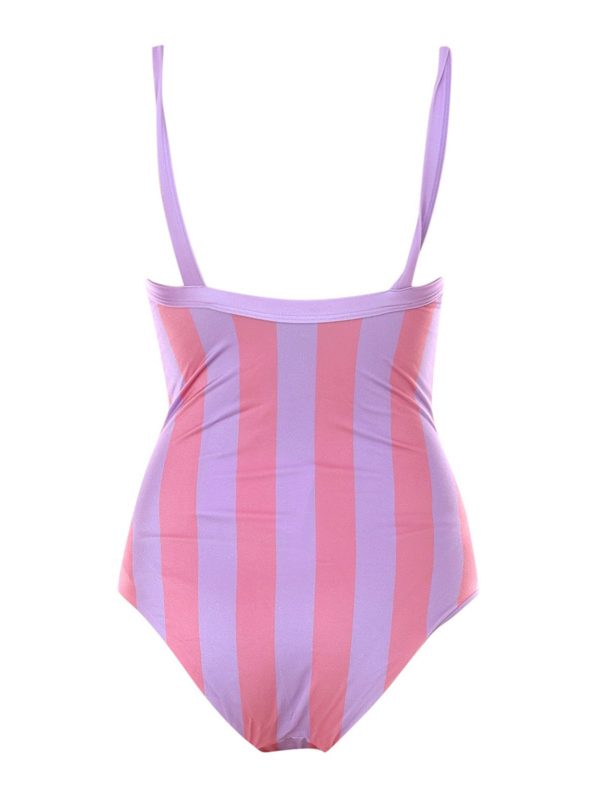 Balmain: Badeanzüge online - Badeanzug - Gestreift