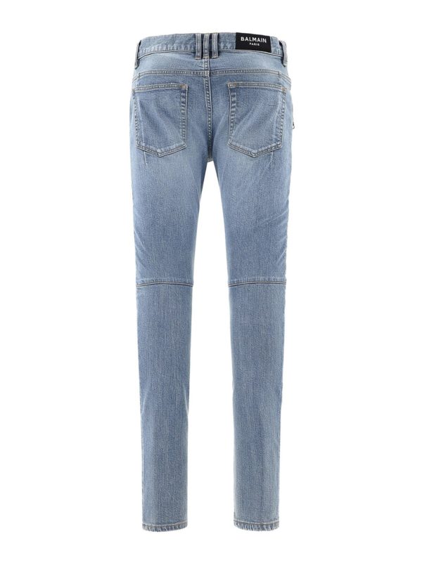 Balmain: skinny jeans online - Ripped jeans