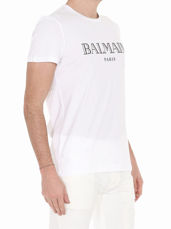 Balmain: Camisetas online - Camiseta - Blanco
