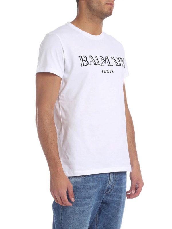 Balmain: Camisetas online - Camiseta - Blanco