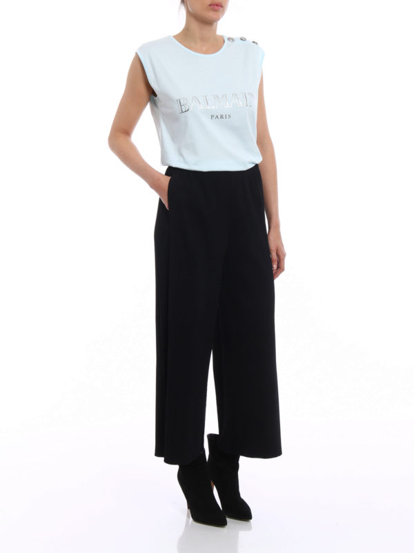 Balmain: Tops und Tank Tops online - Top - Hellblau