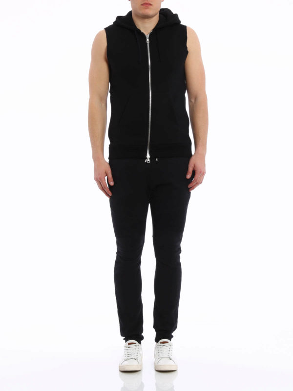 Balmain: tracksuit bottoms online - Biker tracksuit bottom