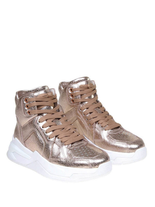 Balmain: Sneaker online - Sneaker - Metallic