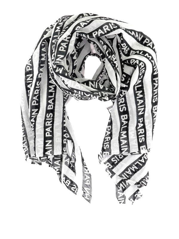 Balmain: Schals - Schal - Bunt