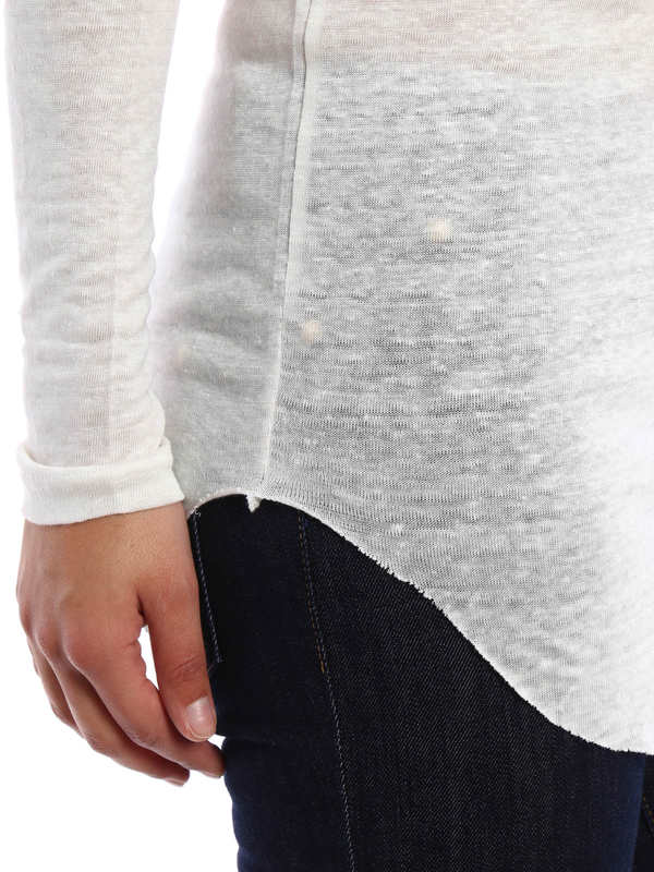 iKRIX Balmain: Tunica in lino trasparente