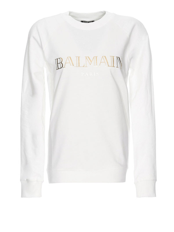 Balmain: Sweatshirts und Pullover - Sweatshirt - Schwarz