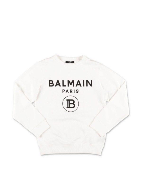 White on sale balmain sweatshirt