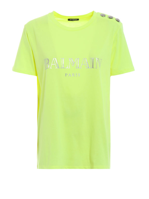 Balmain: Tシャツ - Tシャツ - イエロー