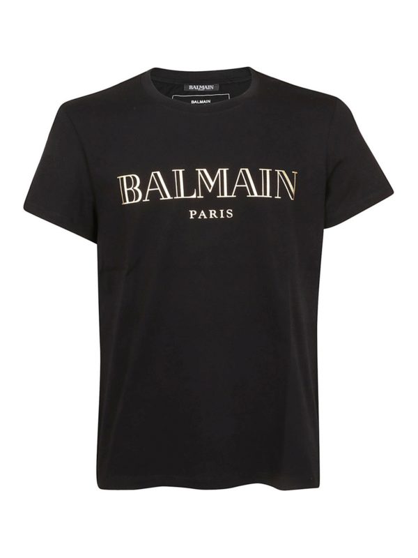 Tシャツ Balmain - Tシャツ - 黒 - UF11350I408EAD | THEBS [iKRIX]