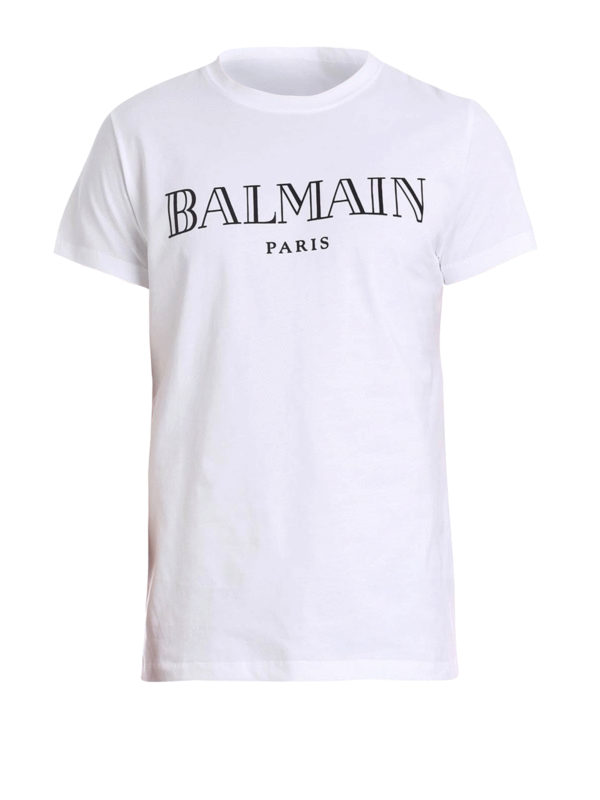 Balmain: Camisetas - Camiseta - Blanco