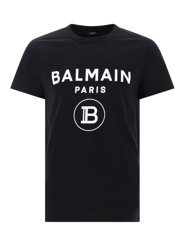 Balmain: Camisetas - Camiseta - Negro