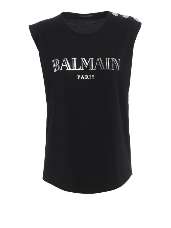 Balmain: Tops & Débardeurs - Top - Noir