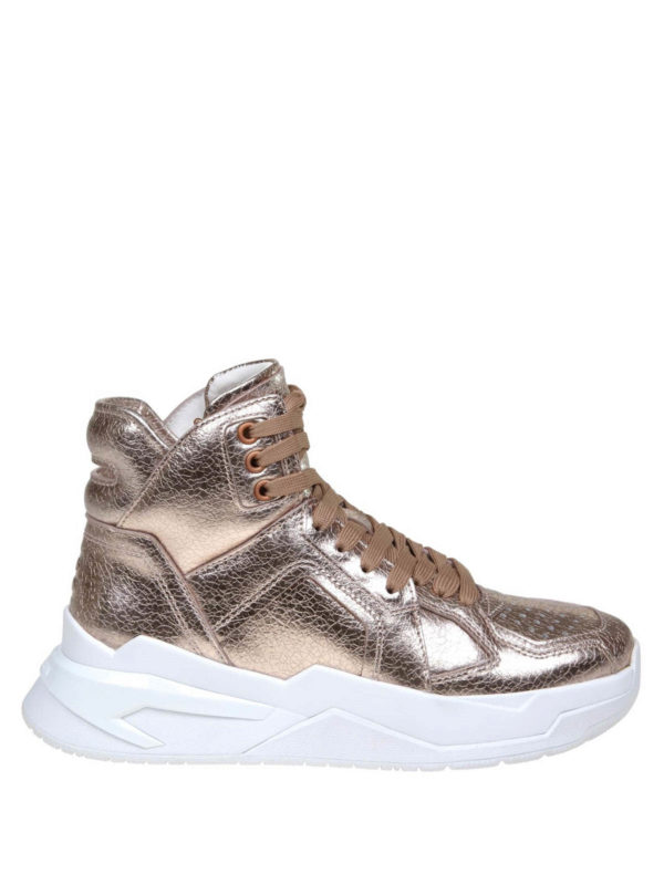 Balmain: Sneaker - Sneaker - Metallic