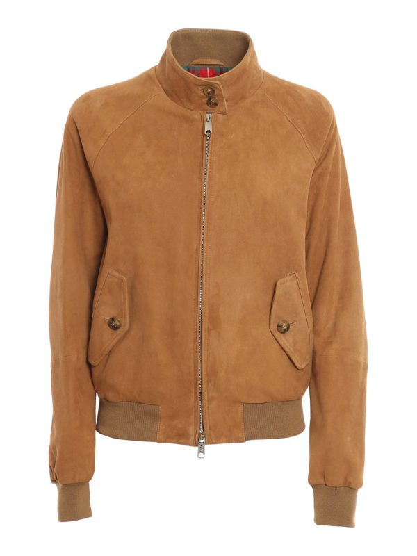 BARACUTA: leather jacket - G9 suede jacket