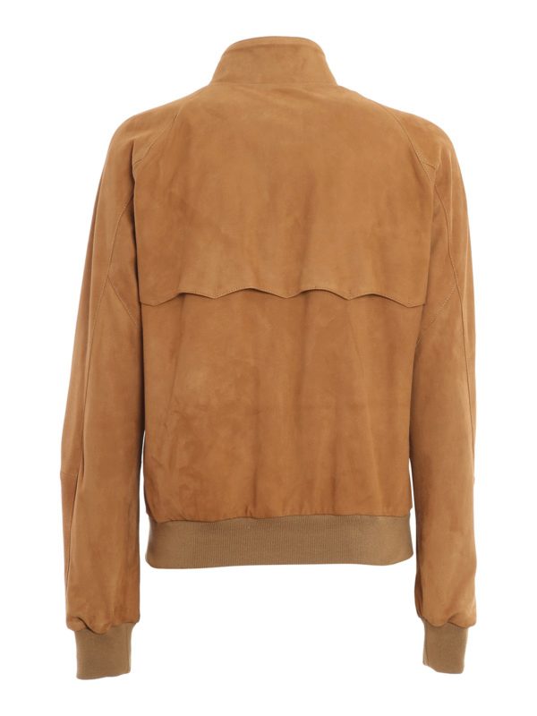 BARACUTA: leather jacket online - G9 suede jacket