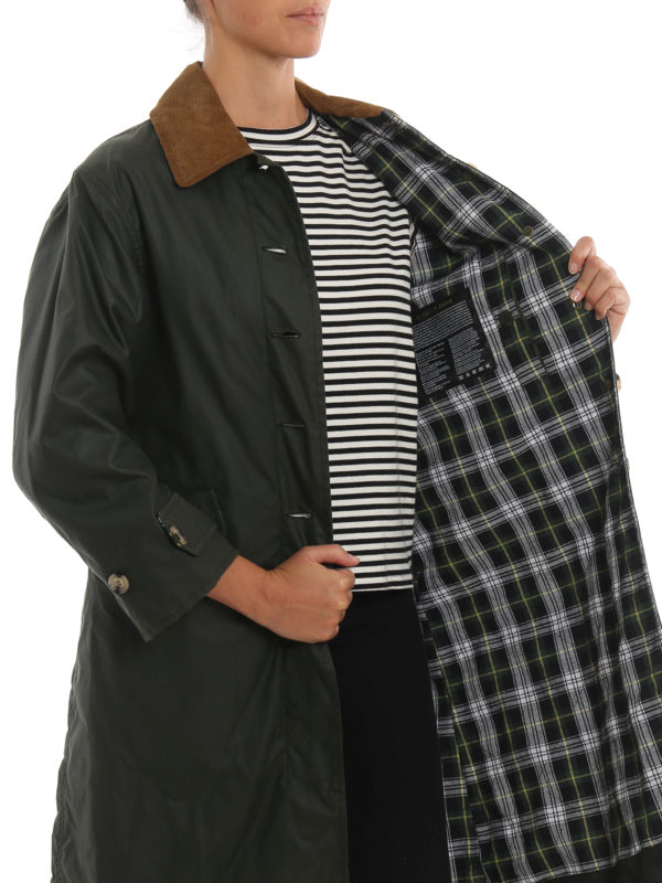 Trench coats Barbour Maisie waxed cotton coat BACPS2005GN72520901