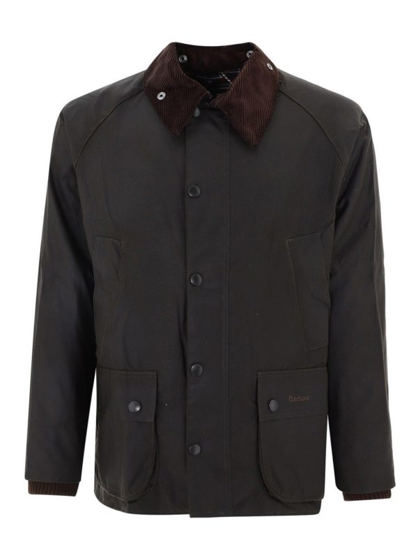 BARBOUR: casual jackets - Bedale waxed cotton jacket