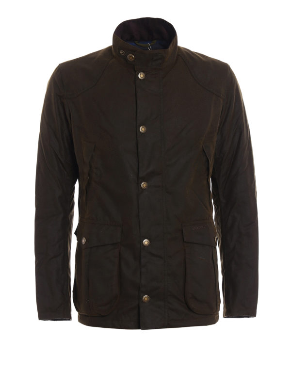 BARBOUR: casual jackets - Leeward wax jacket 