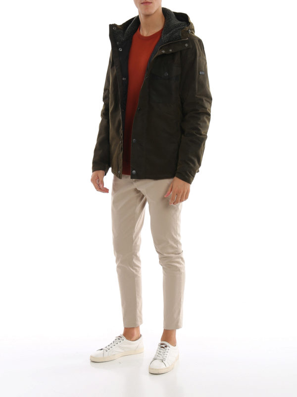 BARBOUR: casual jackets online - Kevlar waxed cotton jacket