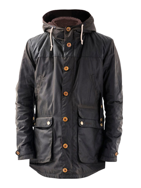 BARBOUR: padded coats - Game Waxed padded parka