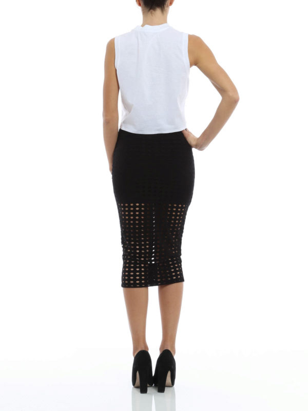 Barcode crop top shop online: ALEXANDER WANG