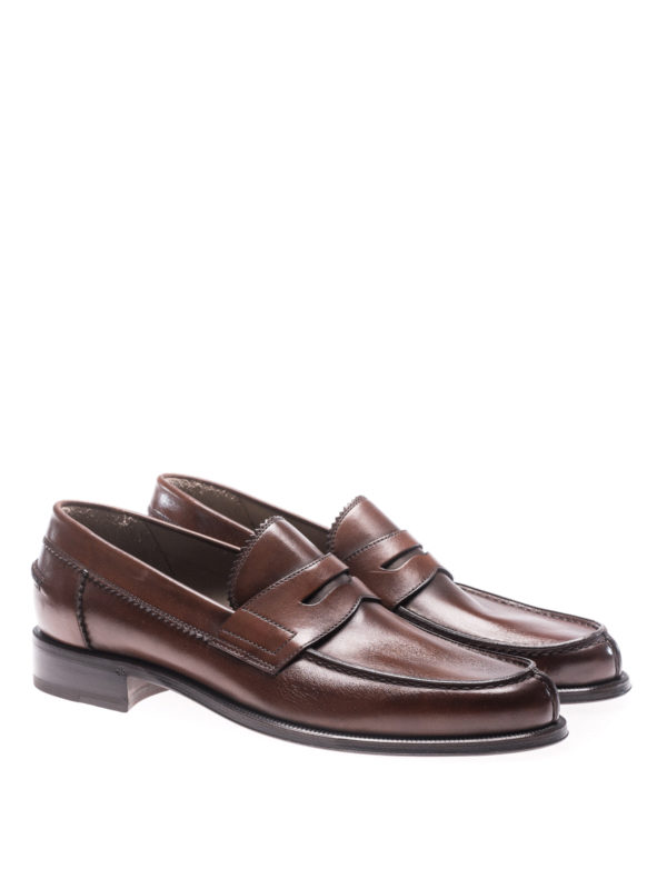 BARRETT: Loafers & Slippers online - Lord brown leather loafers