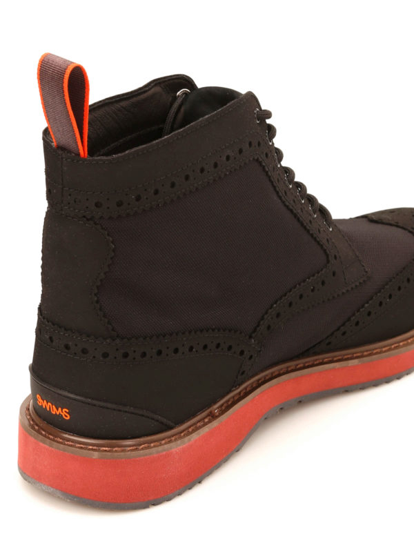 Swims Barry Brogue ankle boots Black Men 212520017