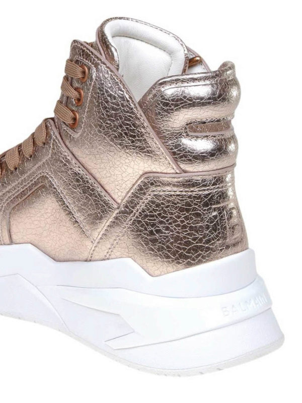 Sneaker - Metallic shop online: Balmain