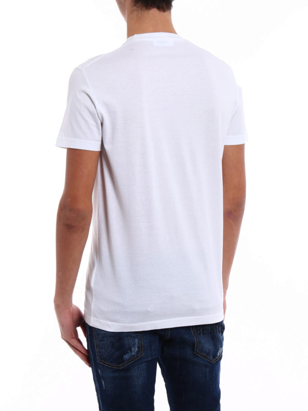 Be Cool Be Nice printed T-shirt shop online: DSQUARED2