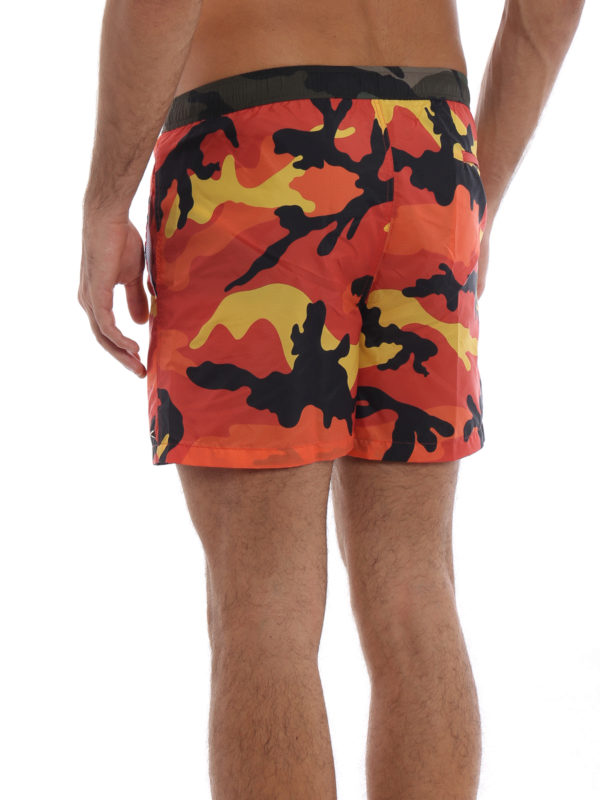 Boxers De Baño - Naranja shop online: VALENTINO