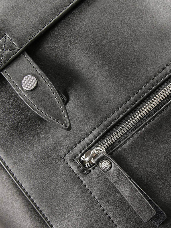 Beat Flap leather backpack shop online: DIESEL