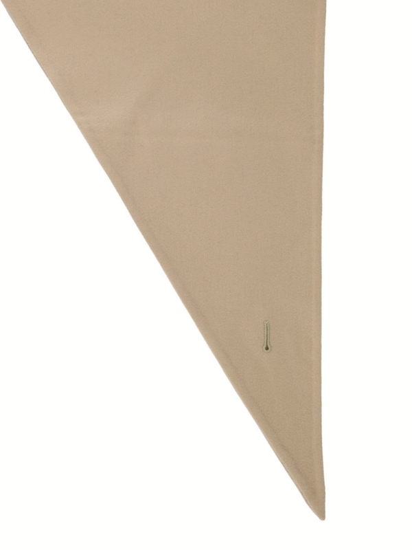 Beige cashmere scarf shop online: JIL SANDER