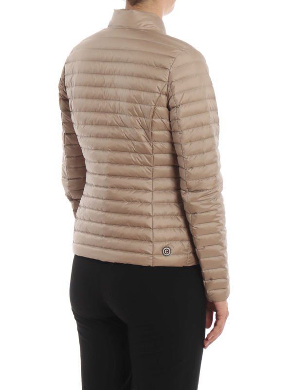 Beige light down puffer jacket shop online: Colmar Originals