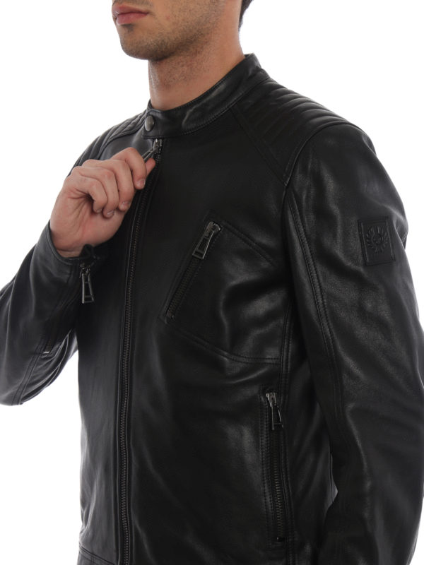BELSTAFF buy online Racer smooth leather jacket
