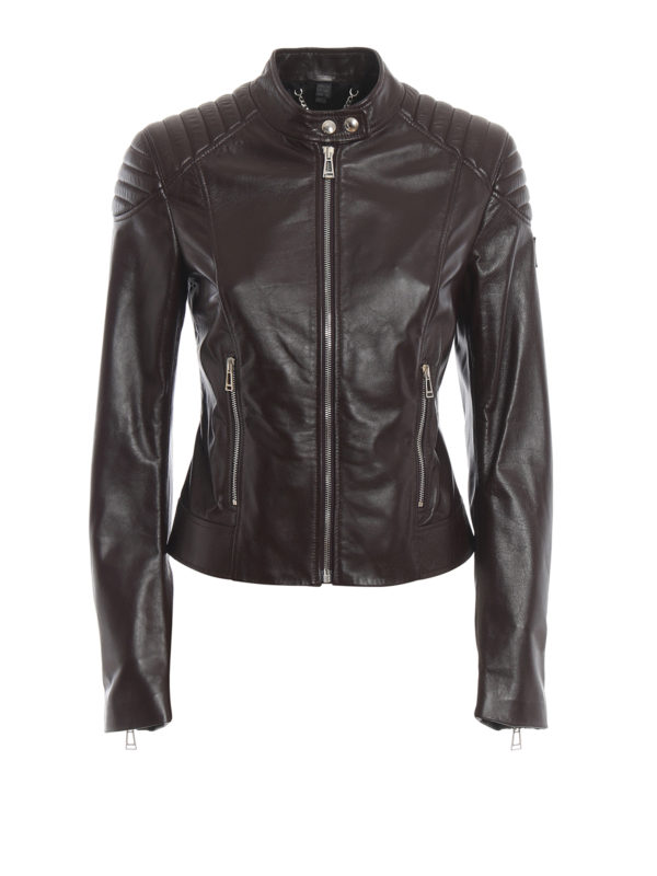 BELSTAFF: Lederjacken - Lederjacke - Bordeaux