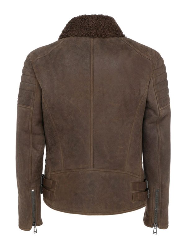 BELSTAFF: leather jacket online - Fraser shearling jacket