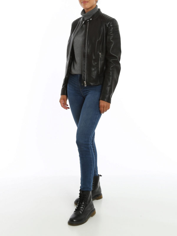 BELSTAFF: Lederjacken online - Lederjacke - Schwarz