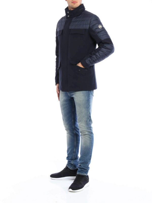 Bi-textured padded jacket shop online: Colmar Originals
